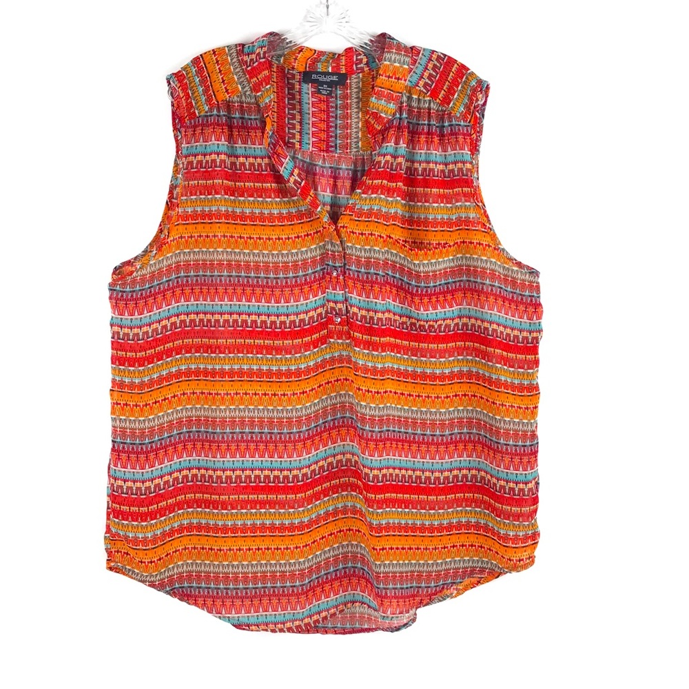 Rogue a lightweight multicolor top